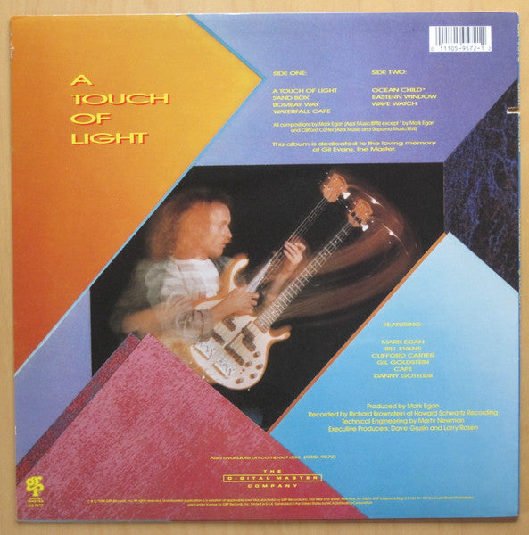 MARK EGAN A Touch Of Light GRP Records GR-9572 VG+/VG+