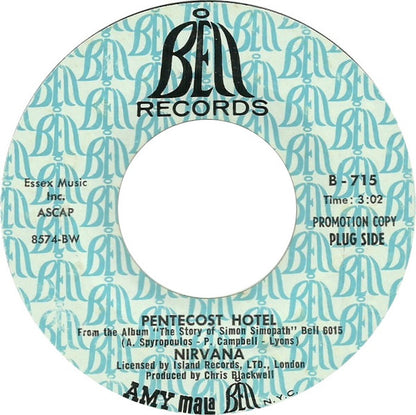 NIRVANA Pentecost Hotel Bell Records 7" Promo B715 C/w We Can M-