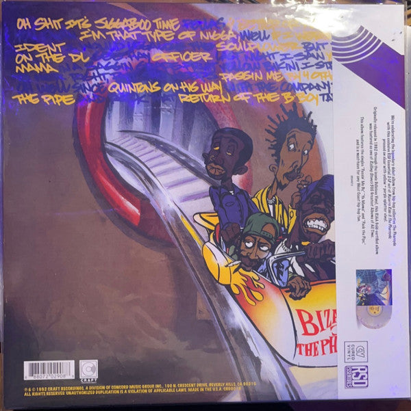 The Pharcyde Bizarre Ride II Craft Recordings Dbl LP Clear/Yellow/purple Splatter New & Sealed