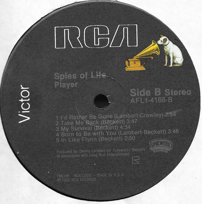 PLAYER Spies Of Life RCA Victor AFLI 4186 M/M- Still Sealed Corner Clip