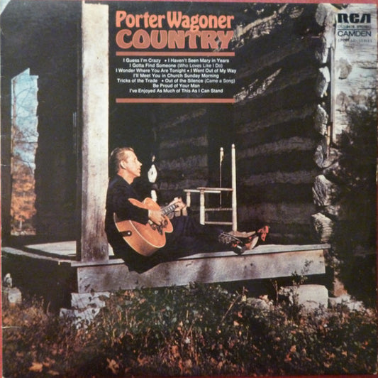 PORTER WAGONER Porter Wagoner Country RCA Camden (Australia) OCS-2478 M-/VG Small Sticker On Sleeve