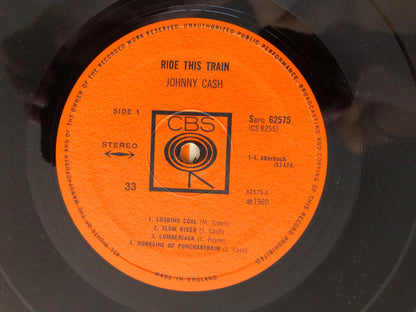 JOHNNY CASH Ride This Train CBS Records SBPG 62575 M-/VG+