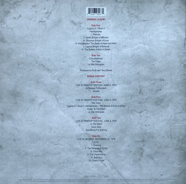 RUSH Hemispheres 40th Anniversary Box Set Anthem B0029021-01 Brand New & Sealed