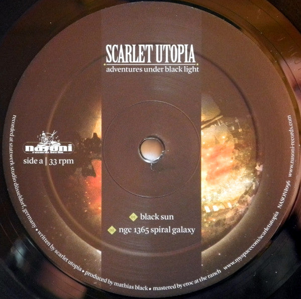 SCARLET UTOPIA Adventures Under Black Light Nasoni Records 096 M-/M-