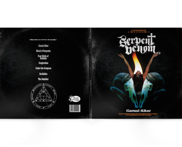 SERPENT VENOM Carnal Alter The Church Within Records CW026 Red Wax Dbl LP M/M Brand New.