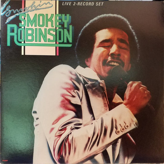 SMOKEY ROBINSON Smokin' Motown (USA) Dbl Live LP T9363 VG+/VG+