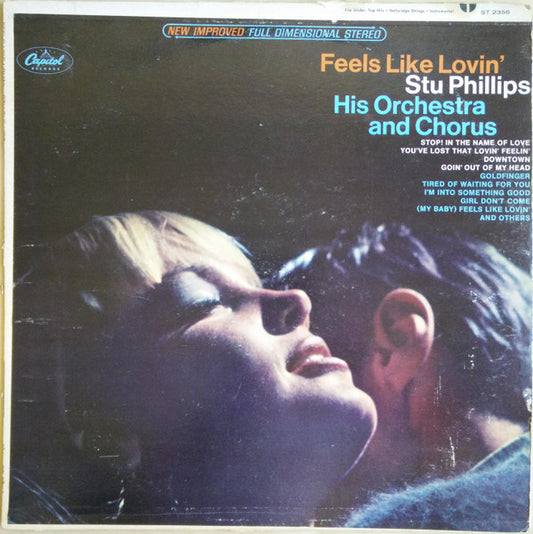 STU PHILLIPS ORCHESTRA & CHORUS Feels Like Lovin' Capitol LP T2356 (Canadian) VG+/VG+ Still In Shrink