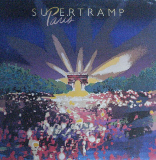 SUPERTRAMP Paris A&M Records Dbl LP AMLM 66702 VG+/VG+