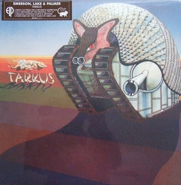 EMERSON LAKE & PALMER (ELP) Tarkus BMG Remastered LP BMGCATLP2 Brand New & Sealed