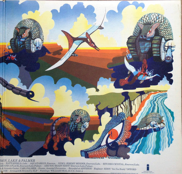 EMERSON LAKE & PALMER Tarkus Island LP ILPS 9155 M-/VG+ "Howards" Sleeve Pressing