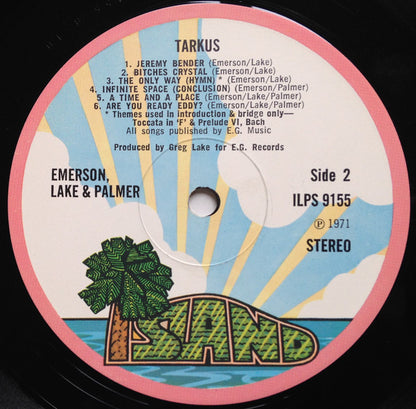 EMERSON LAKE & PALMER Tarkus Island LP ILPS 9155 M-/VG+ "Howards" Sleeve Pressing