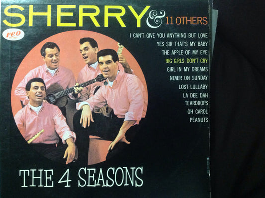 THE 4 SEASONS Sherry & 11 Others Reo Records (Canada) RLP-653 Mono LP VG+/VG+