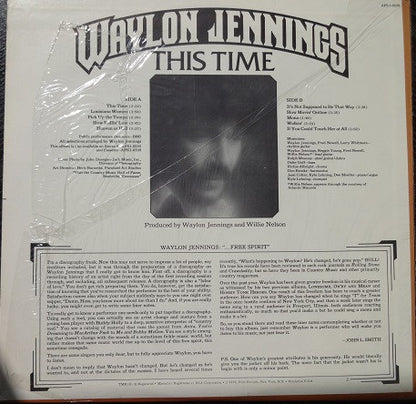 WAYLON JENNINGS This Time RCA Victor LP (US) APL1-0539 M-/VG