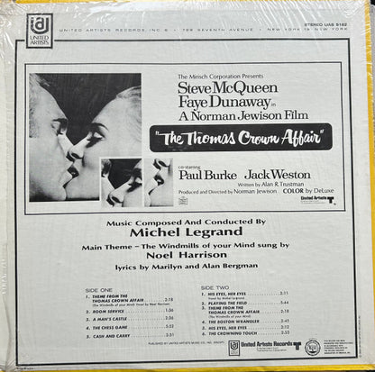 MICHEL LEGRAND The Thomas Crown Affair United Artists LP UAS5182 1968 VG+/VG+