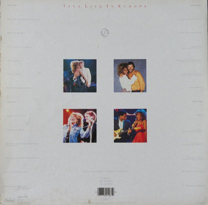 TINA TURNER Tina Live In Europe Capitol Records Dbl Live LP ESTD 1 M-/M-