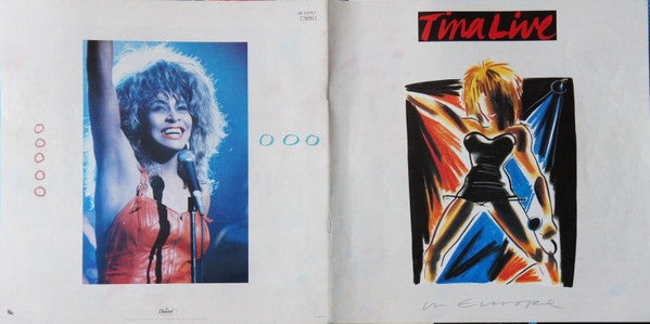 TINA TURNER Tina Live In Europe Capitol Records Dbl Live LP ESTD 1 M-/M-