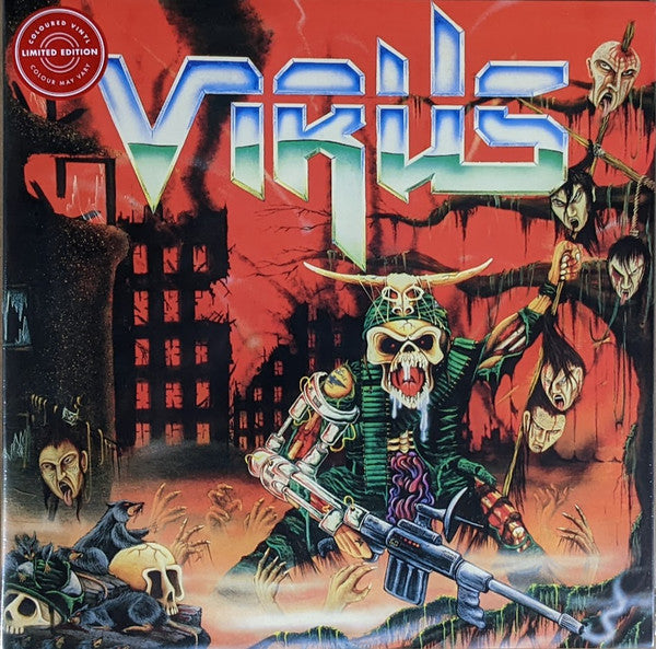 VIRUS Force Recon Back On Black Records BOBV825LPLTD Clear/Green Splatter Brand New & Sealed