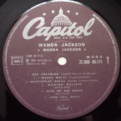 WANDA JACKSON Wanda Jackson Capitol Records 2C 068-85111 (France) Mono LP M-/VG+