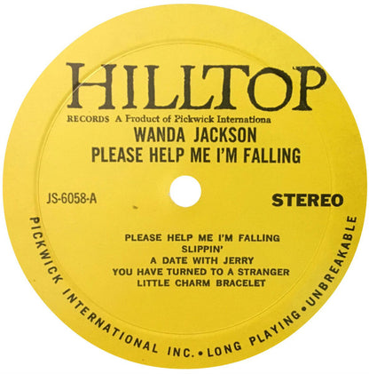 WANDA JACKSON Please Help Me I'm Falling Hilltop Records (US) JS-6058 M-/VG+