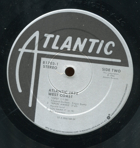 VARIOUS West Coast Atlantic Jazz Comp LP 7 81703-1 M/M- Still Sealed Small Deletion Clip
