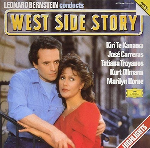 Leonard Bernstein Kiri Te Kanawa José Carreras WEST SIDE STORY Deutsche Grammophon LP