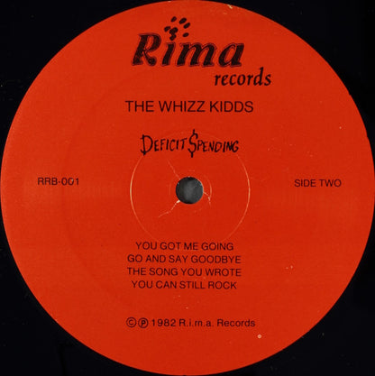 THE WHIZZ KIDDS Deficit Spending R.I.M.A. Records RRB001 Still Sealed Tiny Corner Clip M/M-