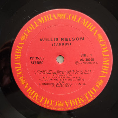 WILLIE NELSON Stardust Columbia Records LP (Canada) PC 35305 M-/VG+