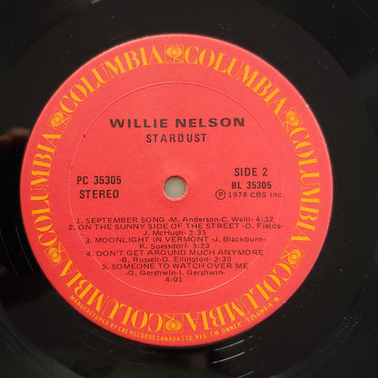 WILLIE NELSON Stardust Columbia Records LP (Canada) PC 35305 M-/VG+